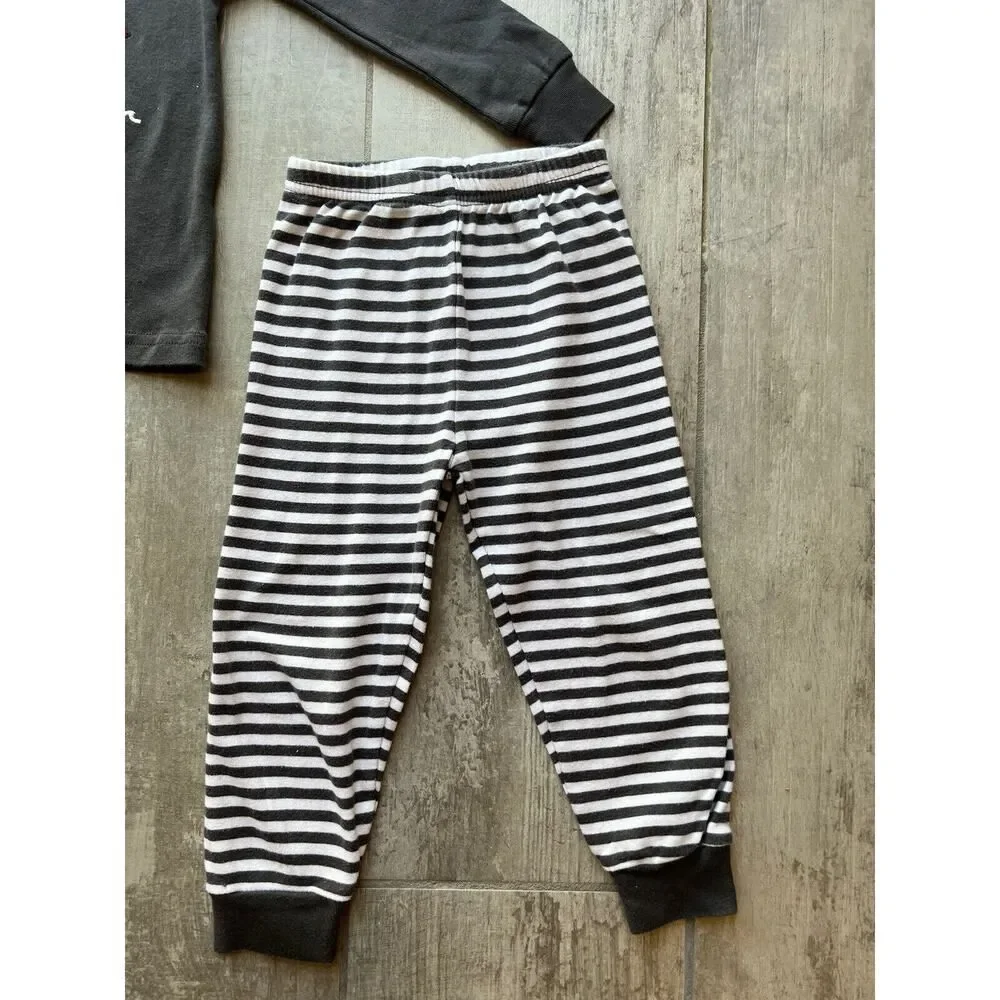 2 Piece Set Gymboree Pirate Pajamas Boys Cotton Snug Fitting Pjs Sleep Lounge 2T